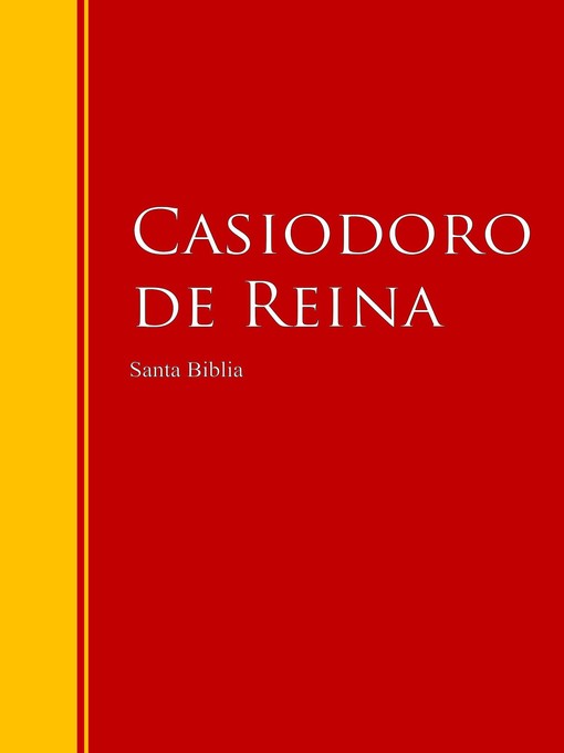 Title details for Santa Biblia--Reina-Valera, Revisión 1909 (Con Índice Activo) by Casiodoro de Reina - Wait list